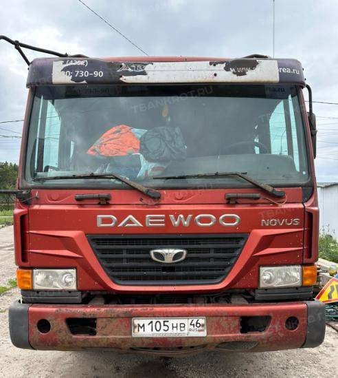 Грузовой самосвал Daewoo Novus, 2010 года выпуска, заводской № машины KL3N8DSF1АK000112, регистрационный № М104НВ46, цвет красный