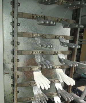 ✅ Установка нанесения латекса на рабочую перчатку ✅