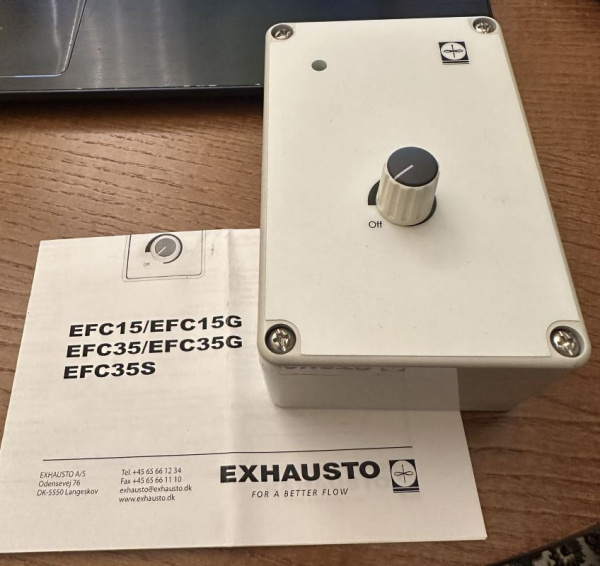 Регулятор скорости EXHAUSTO EFC35S