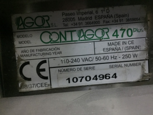 Нумератор Contagor 470 - ротационный нумератор с фрикционным самонакладом, ширина 470 мм