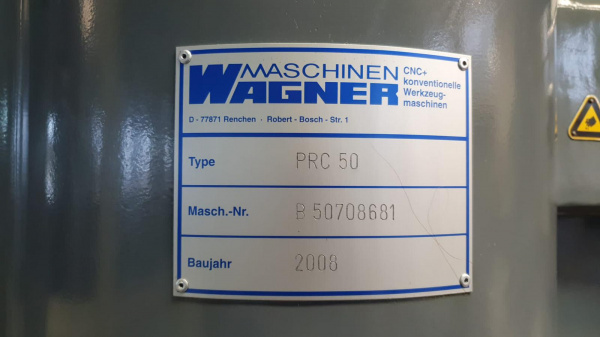 Радиально-сверлильный станок WAGNER - PRC 50 / 1600 MACH-ID 8551 Производитель: WAGNER Тип: PRC 50 / 1600