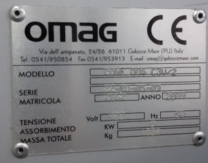 Вертикальный упаковочный автомат OMAG C3V/2