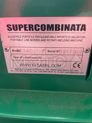 Расточно-наплавочный комплекс Supercombinata SC1 40/1 SUPERCOMBINATA – мобильный станок, созданный для выполнения соосной расточки и восстан
