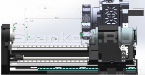 Токарный станок ЧПУ с наклонной станиной и противошпинделем Metaltec NeoTurn 60DYS