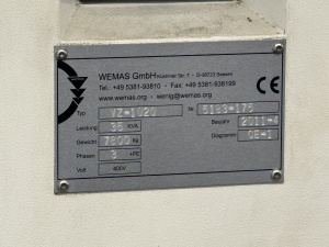 3-х осевой обрабатывающий центр Wemas - VZ 1020 Quick
