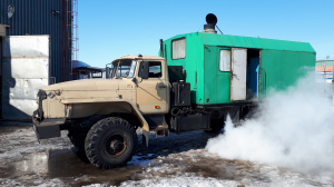 Урал ППУА-1800/100 установка паровая передвижная 4878Р2 ОТС