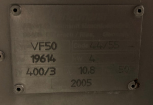 Шприц вакуумный HANDTMANN VF50 с перекрутчиком 2005 г.в