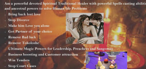 Powerful Native African Traditional Psychic Healer Black Magic Spell Caster Call +27717622289☎