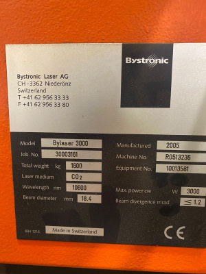 Комплекс лазерного раскроя Bysprint 3015 (без системы загрузки)