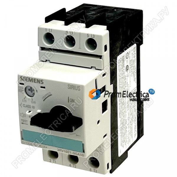 3RV1021-0GA10 Автоматический выключатель 0.45-0.63 A