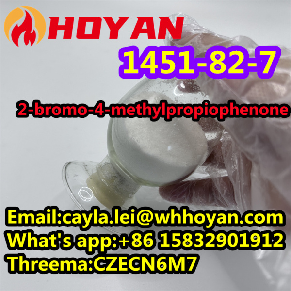 Best Quality CAS 1451–82–7 2-Bromo-4-Methylpropiophenone Powder in Stock WA:0086 15832901912