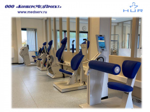 Тренажер механотерапевтический реабилитационный HUR 5160, Финляндия, «сведение рук в положении сидя» для мышц плеч и грудной клетки