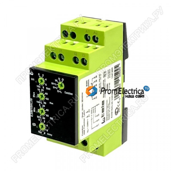 E3IM10AL20 Реле контроля тока, 1-фазное, 2 перекл. контакта, 5A, 230VAC