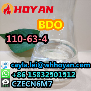 High Quality BDO CAS 110–63–4 1,4-Butenediol in Factory Price Whatsapp:0086 15832901912