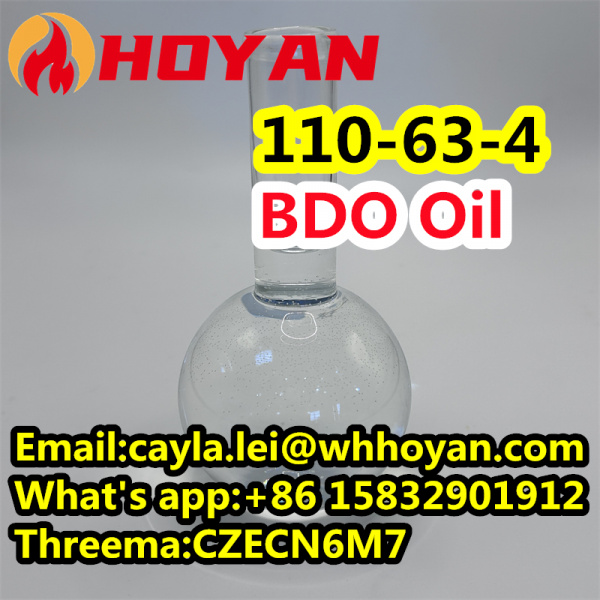 Top Quality BDO CAS 110–63–4 1,4-Butenediol with Factory Price What's up:0086 15832901912