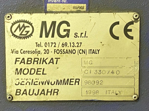 Вальцы 3-х валковые 40х3100 (Италия)