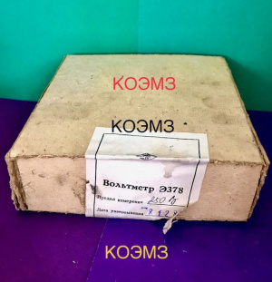 Вольтметр Э378 0-250в