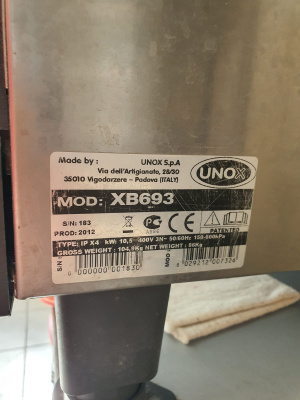 Печь конвекционная электрическая unox XB 693