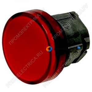 ZB4BV043 Головка сигнальной лампы 22мм красная