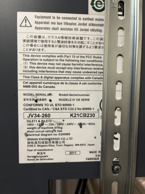 Принтер Mimaki JV34-260
