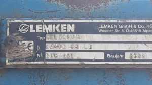 Короткая дисковая борона lemken Heliodor 6