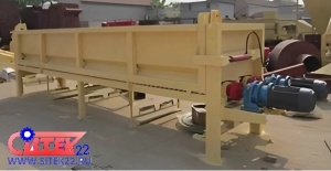 Бункерный окорочный станок БОС для групповой окорки древесины