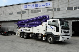 Автобетононасос STEELUS SPT41R4 шасси DAEWOO NOVUS CL8KR