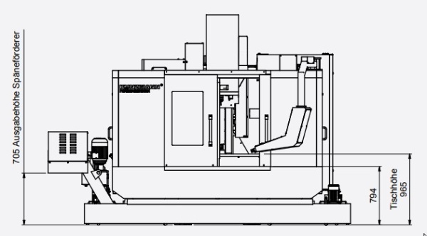 3-х осевой обрабатывающий центр KUNZMANN - BA 1000