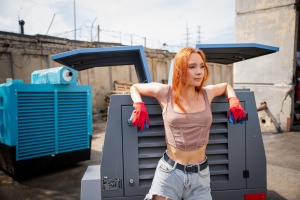 Дизельный компрессор Borey55-7
