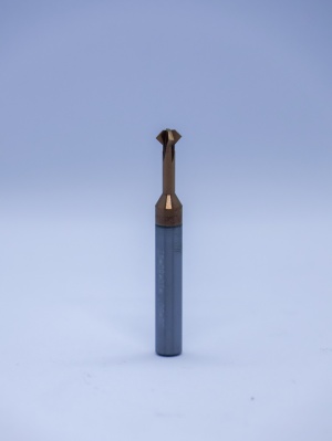 Фреза фасочная двухсторонняя твердосплавная 4 зуба D6x3.3Hxd2.8xh10xD6x50L-4F