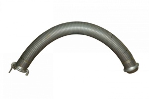 Шланг всасыв. (Metal-Flex) (мет.спираль) (6 м)д.150, с БРС Ду 150 (M+F), с хомут. и уплотнит. кольцом