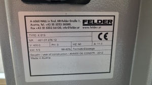Форматно-раскроечный станок Felder K915