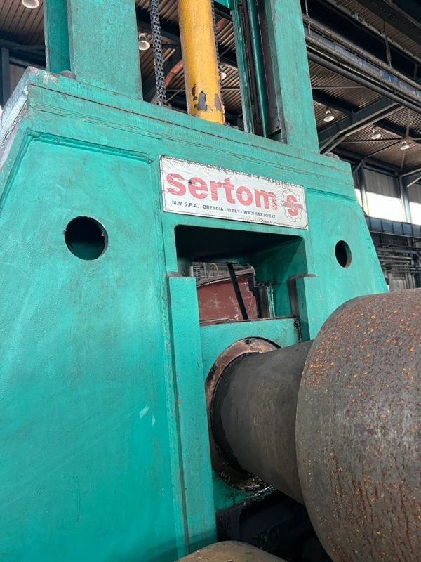 Вальцы гидравлические SERTOM-S c ЧПУ