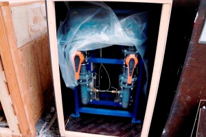 насосную станцию Lowara (Италия). Модель насосов 46SV02/2AN055T