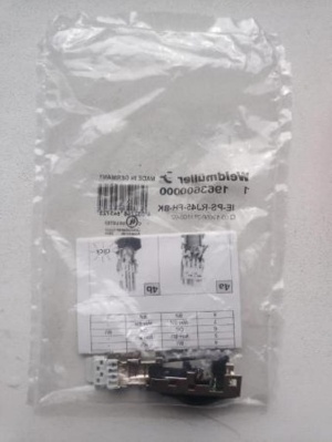 IE-PS-RJ45-FH-BK Разъем разборный металлический 1963600000 Weidmuller