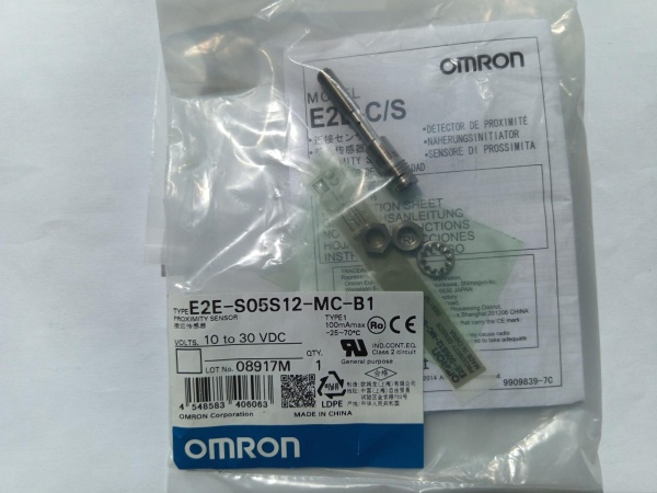 E2E-S05S12-MC-B1 Omron Индуктивный датчик