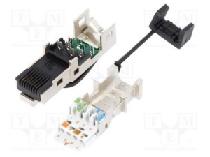 IE-PS-RJ45-FH-BK Разъем разборный металлический 1963600000 Weidmuller