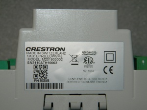 Двухканальный диммер LED Crestron DIN-2LEDPWM8