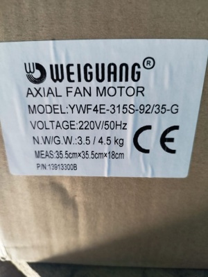 Вентилятор YWF-4E-315-S-92/35-G Weiguang