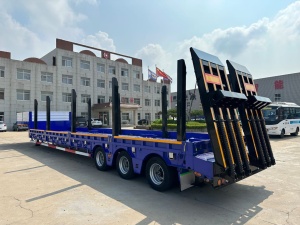 Полуприцеп-трал с трапами TONGYADA CTY9603TDPS низкорамный, 3-оси,тновый