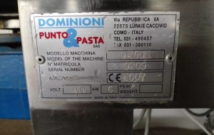 Пельменный аппарат Dominioni D250N, 2007 г