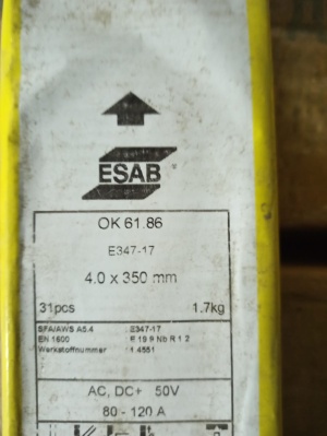 ЭЛЕКТРОД СВАРОЧНЫЙ ОК 63.80 Ф4 ESAB