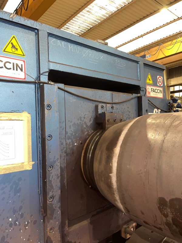 Вальцы гидравлические трехвалковые с УЦИ FACCIN HAY 3172, 75х3100mm