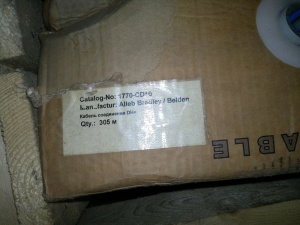 КАБЕЛЬ ИНТЕРФЕЙСНЫЙ DH+ 1770-CD BELDEN 9463 Allen Bradley