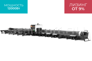 Оптоволоконный лазерный труборез с 3-мя патронами и автоматической погрузкой XTC-TX360S-1212-3C/12000 Raycus 5 axis