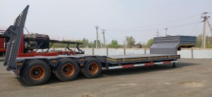 Полуприцеп-трал с трапами TONGYADA CTY9603TDPS негабарит с понижением 3-оси, новый