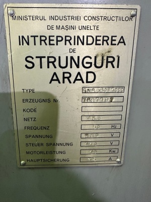 Токарный Винторезный станок, 1000 мм Arad SNA 560×1000