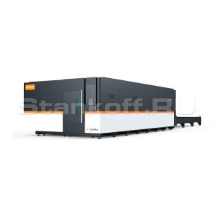 Высокомощный оптоволоконный лазерный станок в защитной кабине XTC-2560GP/40000 Raycus