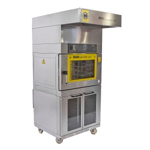 Печь конвекционная Miwe Aeromat 4.64 T DUS + расстоечный шкаф + зонт