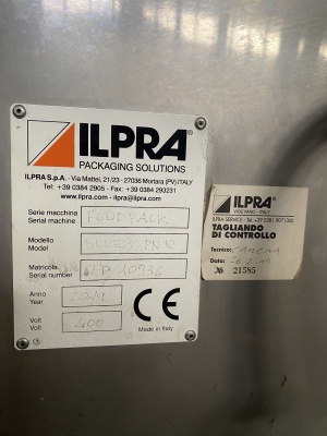 Профессиональный трейсиллер ilpra foodpack speedy